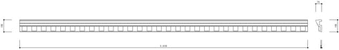 U155-75D | 廻り縁 | PUF | 無塗装品